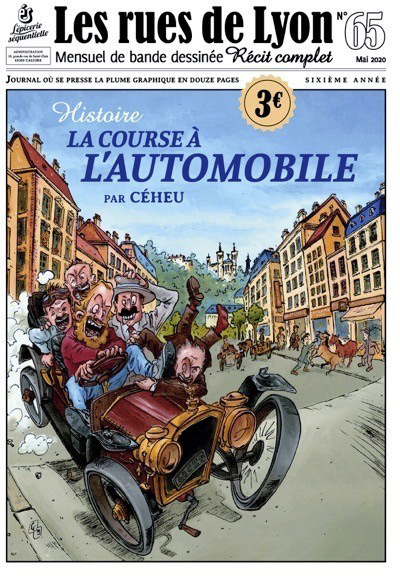 Couverture "Les rues de Lyon" par Ceheu - 1 