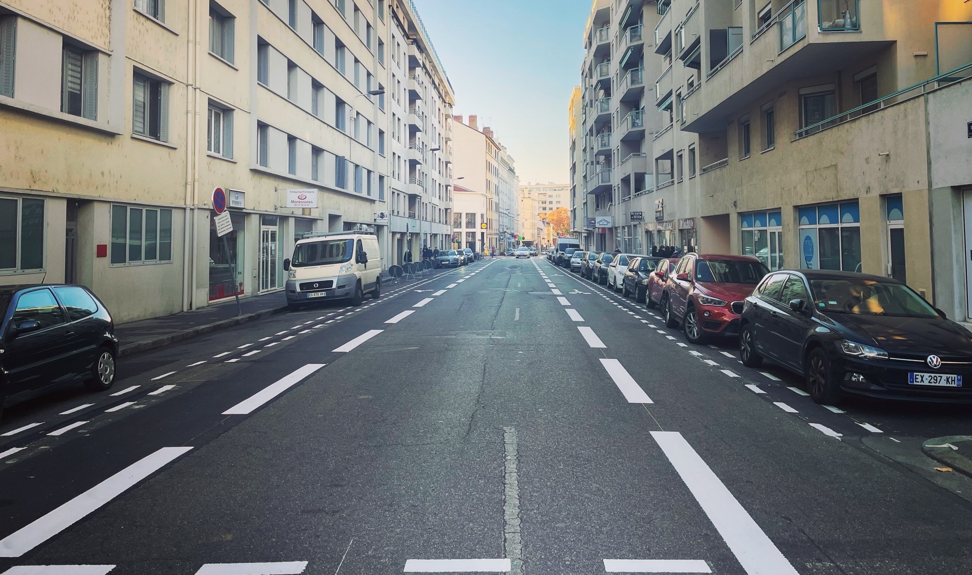 bandes cyclables guillotière - p