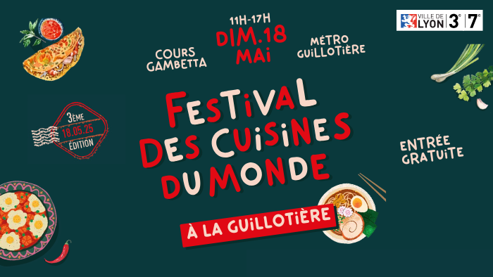 Festival des cuisines du monde à la Guillotière